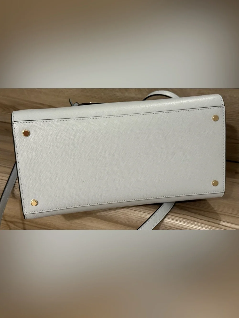 KATE SPADE Medium Cameron Satchel - Pale Sapphire Saffiano Leather - Gold HW NEW